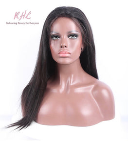 10A Grade STRAIGHT 13x4 or 13x6 100% UNPROCESSED VIRGIN HUMAN HAIR LaceFrontal Wig (Transparent/HD Lace)