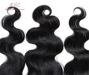 12A BODY WAVE HAIR 3pcs lot + 13x4 or 13x6 Frontal = Bundle Deal 100% UNPROCESSED VIRGIN HUMAN HAIR Transparent lace / HD lace