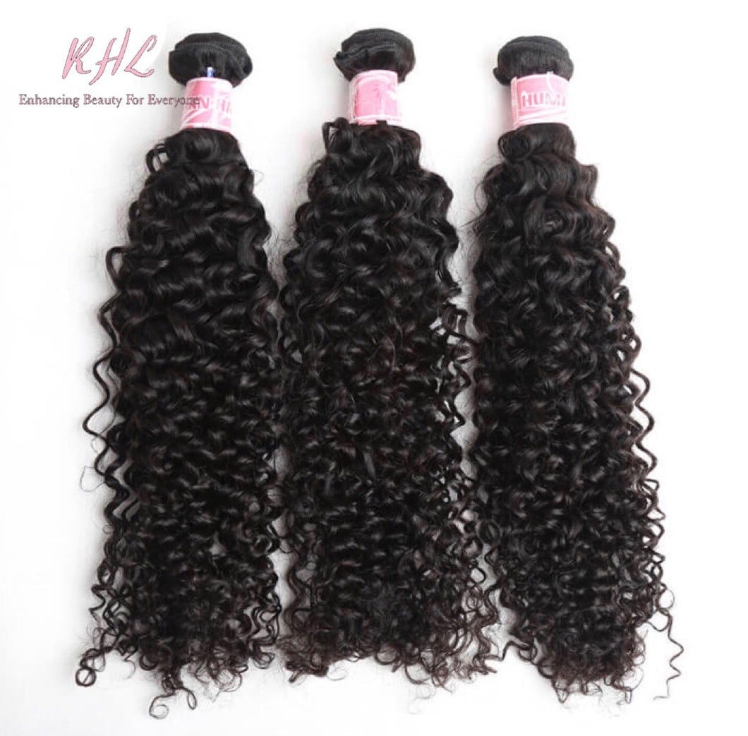 9A CURLY HAIR 3pcs Bundle Deal 100% UNPROCESSED VIRGIN HUMAN HAIR