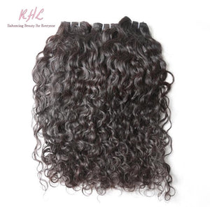 9A WATER WAVE HAIR 3pcs lot + 4x4 Closure = Bundle Deal 100% UNPROCESSED VIRGIN HUMAN HAIR Transparent lace / HD lace