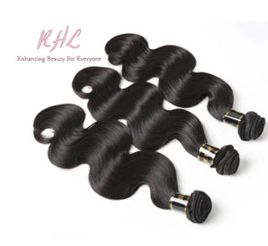 10A BODY WAVE HAIR 3pcs lot + 4x4 Closure = Bundle Deal 100% UNPROCESSED VIRGIN HUMAN HAIR Transparent lace / HD lace