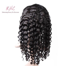 Load image into Gallery viewer, 12A Grade DEEP WAVE 13x4 or 13x6 100% UNPROCESSED VIRGIN HUMAN HAIR LaceFrontal Wig (Transparent/HD Lace)
