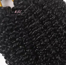 Load image into Gallery viewer, 12A KINKY CURLY HAIR 3pcs Bundle Deal 100% UNPROCESSED VIRGIN HUMAN HAIR
