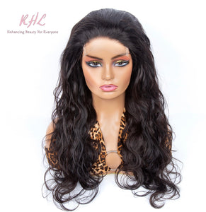 10A Grade 4x4 LACE CLOSURE BODY WAVE 100% UNPROCESSED VIRGIN HUMAN HAIR Wig (TRANSPARENT/HD Lace)