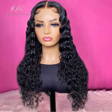 Load image into Gallery viewer, 10A Grade 5x5 HD LACE CLOSURE DEEP WAVE 100% UNPROCESSED VIRGIN HUMAN HAIR Wig
