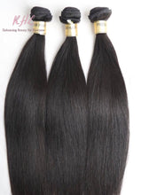 Load image into Gallery viewer, 12A STRAIGHT HAIR 3pcs Bundle Deal 100% UNPROCESSED VIRGIN HUMAN HAIR
