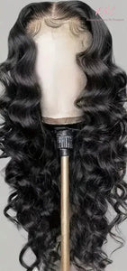 10A Grade LOOSE WAVE 13x4 or 13x6 100% UNPROCESSED VIRGIN HUMAN HAIR LaceFrontal Wig (Transparent/HD Lace)