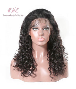 12A Grade WATER WAVE 13x4 or 13x6 100% UNPROCESSED VIRGIN HUMAN HAIR LaceFrontal Wig (Transparent/HD Lace)