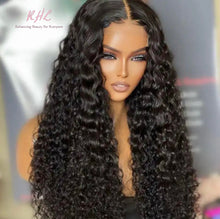 Load image into Gallery viewer, 10A Grade 5x5 HD LACE CLOSURE JERRY CURL 100% UNPROCESSED VIRGIN HUMAN HAIR Wig
