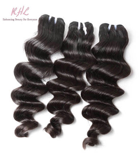 12A LOOSE DEEP WAVE HAIR 100% UNPROCESSED VIRGIN HUMAN HAIR (SINGLE BUNDLE)