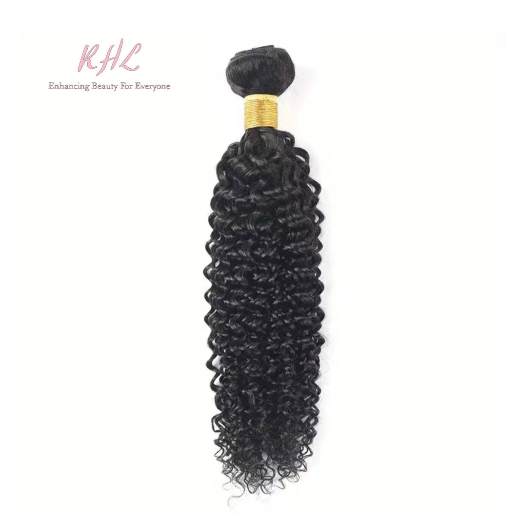 12A KINKY CURLY HAIR 100% UNPROCESSED VIRGIN HUMAN HAIR (SINGLE BUNDLE)