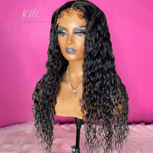 Load image into Gallery viewer, 10A Grade 4x4 LACE CLOSURE WATER WAVE 100% UNPROCESSED VIRGIN HUMAN HAIR Wig (TRANSPARENT/HD Lace)
