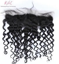 Load image into Gallery viewer, 10A JERRY CURL 13x4 OR 13x6 100% UNPROCESSED VIRGIN HUMAN HAIR TRANSPARENT/HD LACE FRONTAL
