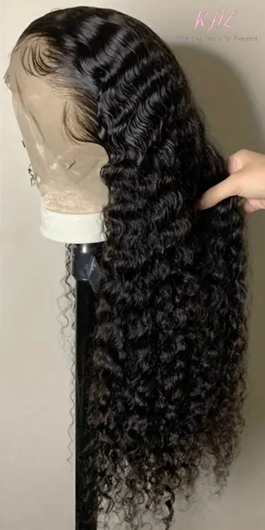 12A Grade DEEP WAVE 13x4 or 13x6 100% UNPROCESSED VIRGIN HUMAN HAIR LaceFrontal Wig (Transparent/HD Lace)