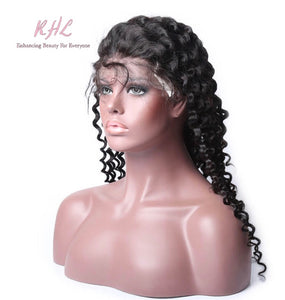 12A Grade DEEP WAVE 13x4 or 13x6 100% UNPROCESSED VIRGIN HUMAN HAIR LaceFrontal Wig (Transparent/HD Lace)