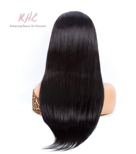 9A Grade STRAIGHT 13x4 or 13x6 100% UNPROCESSED VIRGIN HUMAN HAIR LaceFrontal Wig (Transparent/HD Lace)