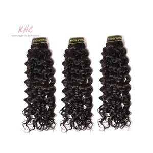 10A JERRY CURL HAIR 3pcs Bundle Deal 100% UNPROCESSED VIRGIN HUMAN HAIR