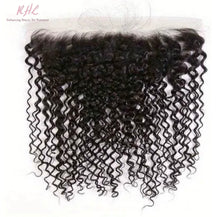 Load image into Gallery viewer, 10A KINKY CURLY 13x4 OR 13x6 100% UNPROCESSED VIRGIN HUMAN HAIR TRANSPARENT/HD LACE FRONTAL
