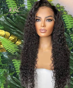 9A Grade CURLY 13x4 or 13x6 100% UNPROCESSED VIRGIN HUMAN HAIR LaceFrontal Wig (Transparent/HD Lace)