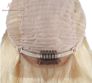 13x6 #613 BLONDE 9A Grade 100% UNPROCESSED VIRGIN HUMAN HAIR STRAIGHT Lace FRONT Wig