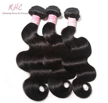 Load image into Gallery viewer, 9A BODY WAVE HAIR 3pcs Bundle Deal 100% UNPROCESSED VIRGIN HUMAN HAIR
