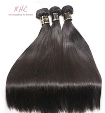 Load image into Gallery viewer, 10A STRAIGHT HAIR 100% UNPROCESSED VIRGIN HUMAN HAIR (SINGLE BUNDLE)
