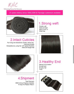 10A STRAIGHT HAIR 100% UNPROCESSED VIRGIN HUMAN HAIR (SINGLE BUNDLE)