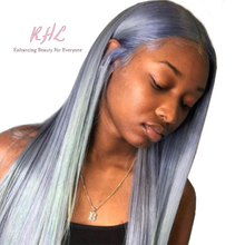 Load image into Gallery viewer, 13x4 GREY/SILVER STRAIGHT 9A GRADE 100% VIRGIN UNPROCESSED HAIR LACE FRONT Wig
